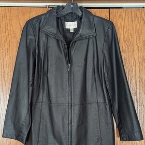 Worthington Black Leather Jacket